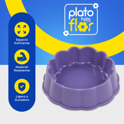 Plato Flor Pequeño -...