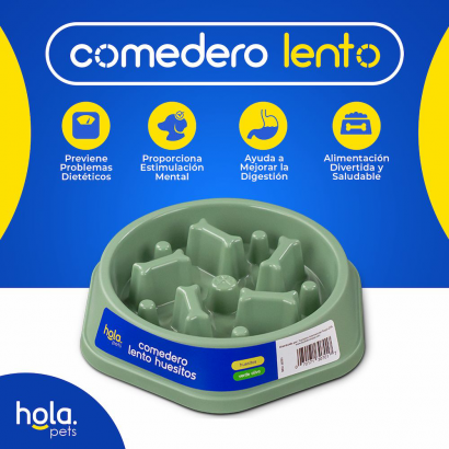 Comedero Lento Huesitos -...