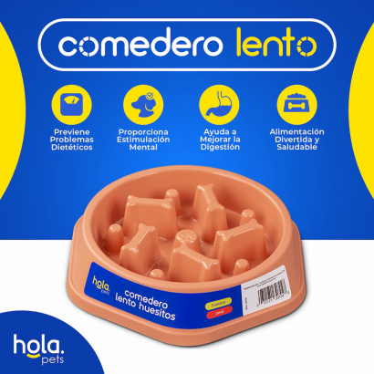 Comedero Lento Huesitos -...