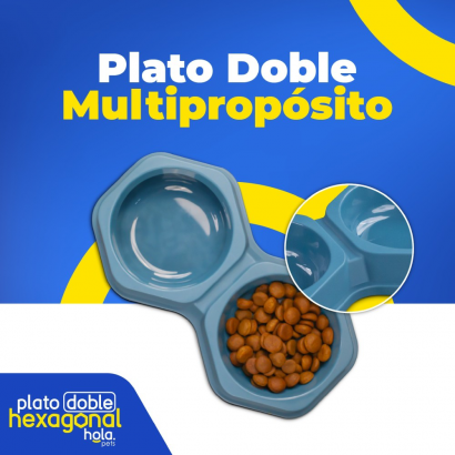 Plato Doble Hexagonal -...