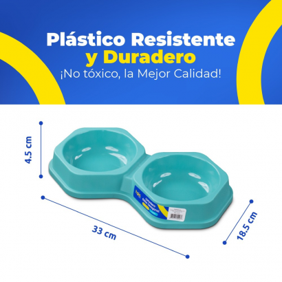 Plato Doble Hexagonal -...