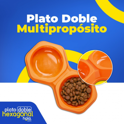 Plato Doble Hexagonal -...